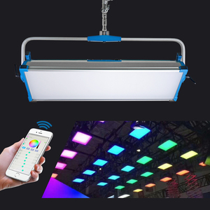 50000lux Led kamera Video işığı Youtube Premium fotoğraf aydınlatma ile 12 önceden programlanmış etkileri RGB Blogger kiti - Product Image 2