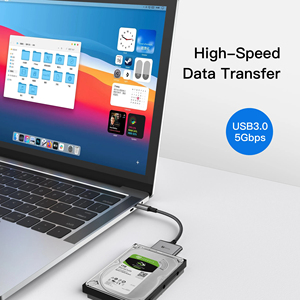 USB C至Sata转换器电缆USB3.0至2.5英寸SATA硬盘驱动器适配器铝壳固态硬盘外转换器 - Product Image 4