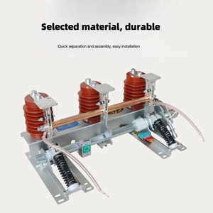 12kV interruttore di messa a terra elettrico ad alta tensione per interni tipo manuale interruttore di messa a terra con dispositivo di protezione contro i fulmini - Product Image 2