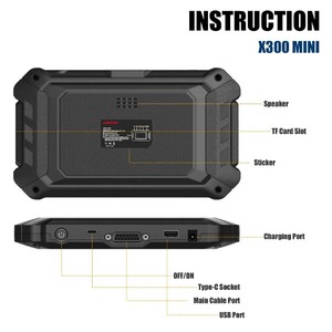 OBDSTAR X300 MINI for F-ord /MazdaプログラマーH100f100のオールキーロストプログラミング/ピンコード読み取り更新バージョン - Product Image 4