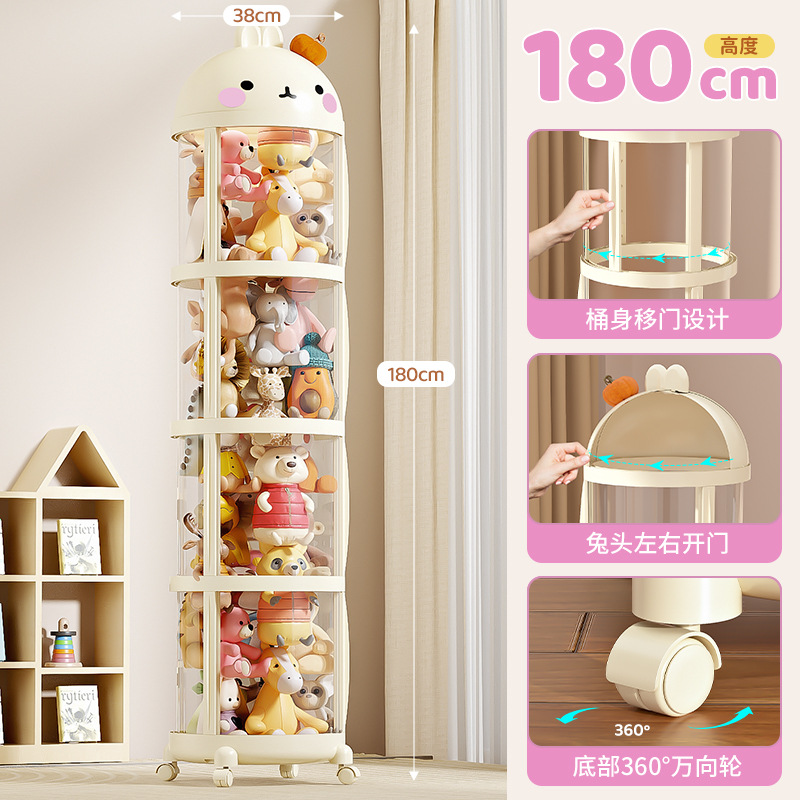 Four-layer white casters