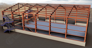 YGSS Pre-Engineered Steel Structure <strong>Building</strong> <strong>System</strong> with Galvanized Coating for Long-Term Durability &amp; Corrosion Resistance - Product Image 6