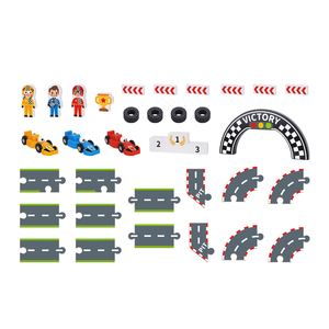 RTS Portable Expandable Racing Game Box with Race Track, <strong>Award</strong> Podium and Simulated Racing <strong>Toys</strong>. - Product Image 3