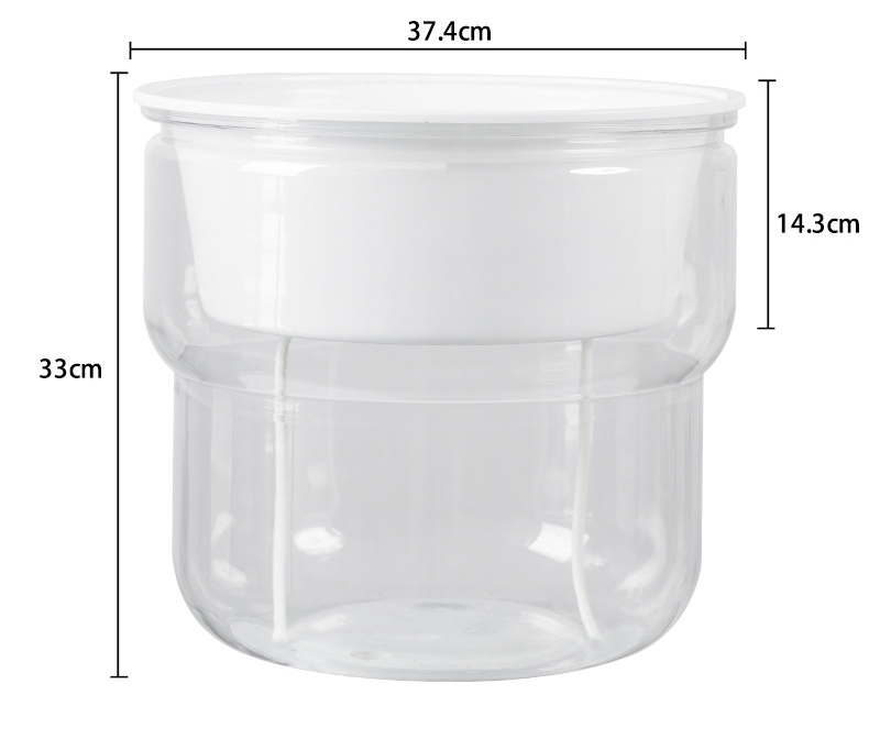Transparent large size 370