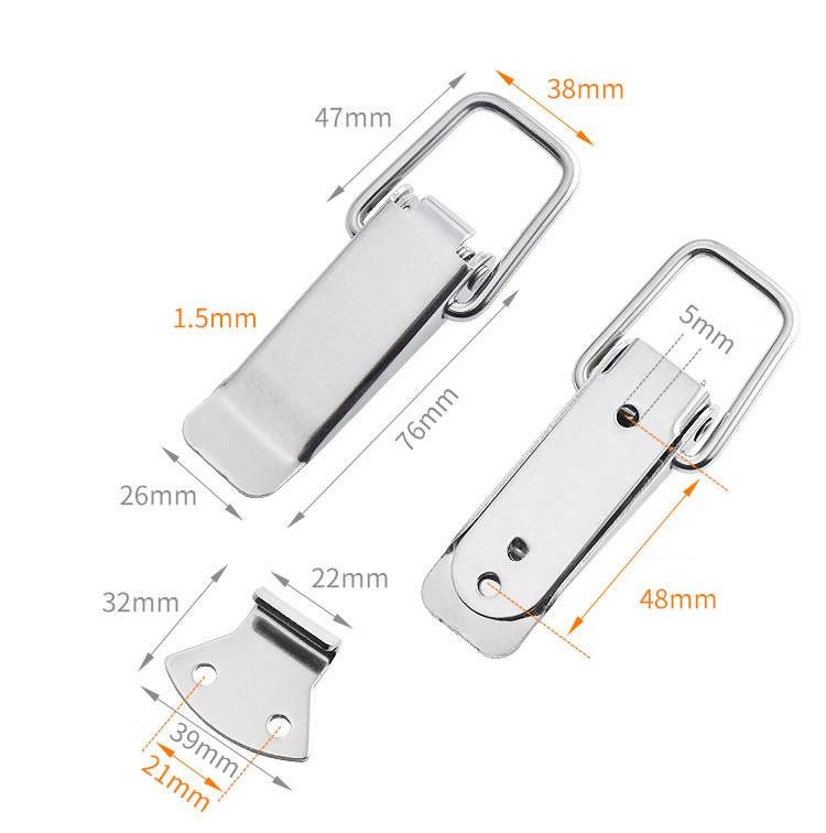 201 Stainless Steel without lock hole