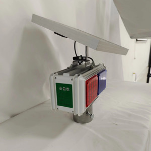 Bán sỉ an toàn đường Bộ màu đỏ màu xanh chướng ngại vật ánh sáng tùy chỉnh LED năng lượng mặt trời nhấp nháy cảnh báo ánh sáng nhấp nháy - Product Image 5