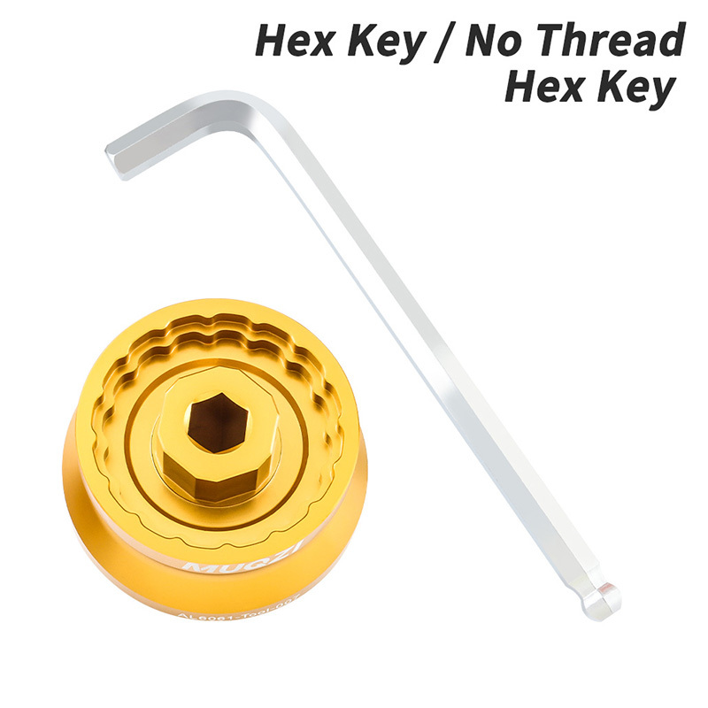 Hex Key/ No Thread+Hex Key-Gold