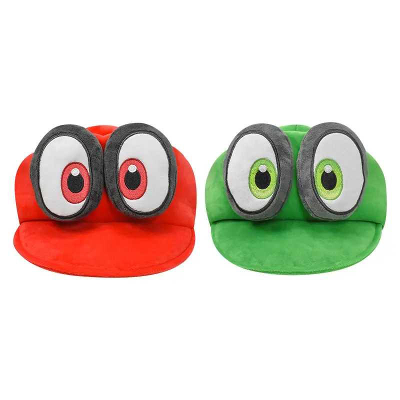 Super Mario Odyssey Halloween Cosplay Chapeau rouge et vert pour les performances de fête