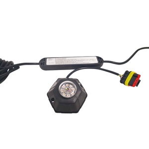 จัดส่งฟรี! Hideaway ไฟเตือน Led แบบติดขอบพื้นผิว,ไฟ Led กระพริบแบบซ่อน8ชิ้นไฟ Led ซิงค์1W และฟังก์ชัน Async