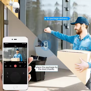 1,5 Zoll Mini PTZ Home Security Kamera Regens icherer Blitzschutz 1080P Auflösung Nachtsicht <span class=keywords><strong>Wifi</strong></span> Connected Ball Machine