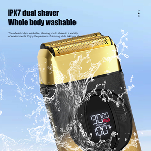 New resuxi 2038 điện lá Máy cạo râu cho nam giới 0mm Đầu máy cạo râu chuyên nghiệp có thể sạc lại Râu Máy cạo râu tóc tông đơ - Product Image 4