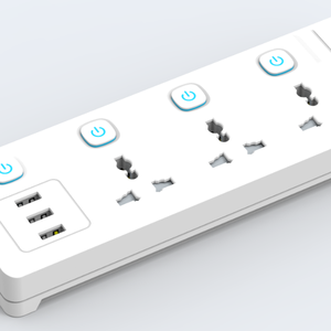 Hot Sale in India Universal Standard Outlets 3 Way <strong>with</strong> 3 <strong>USB</strong> Ports <strong>Multi</strong> <strong>Functional</strong> Power Strip Extension <strong>Sockets</strong>
