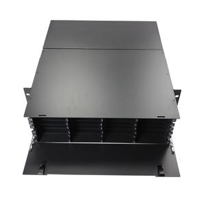Agalax OEM Panel de conexión de fibra óptica 2U 19 pulgadas hasta 288 fibras (MPO/LC/SC/ST/FC) 6 capas cajón deslizante ODF para centro de datos - Product Image 6