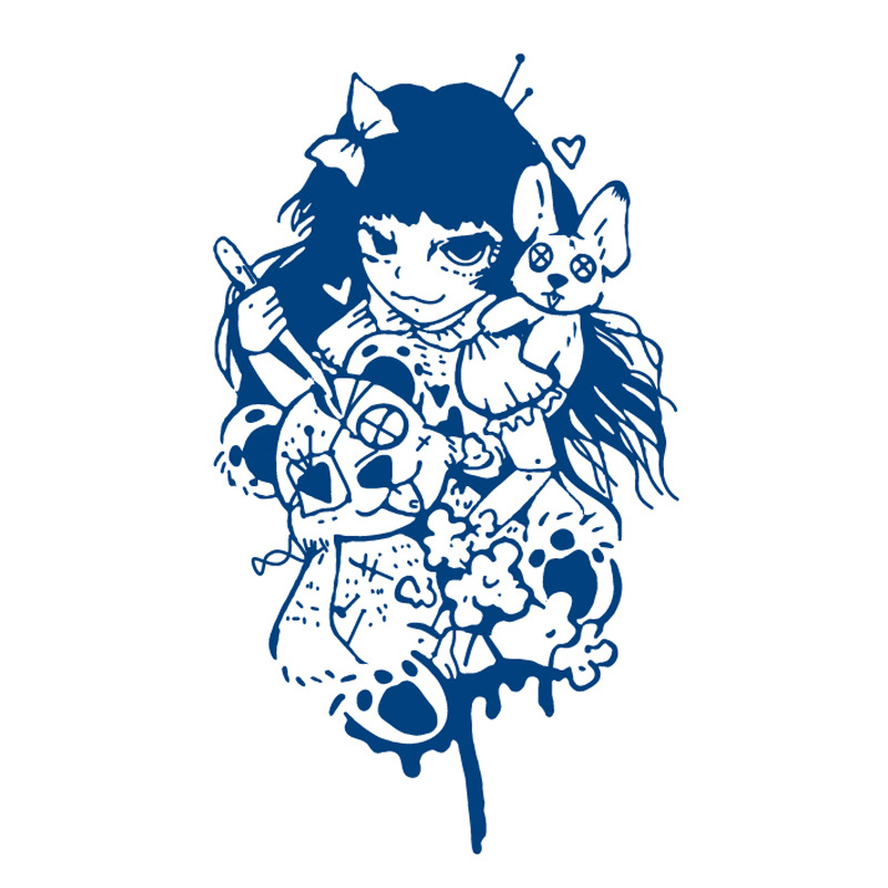Fille d'animaux de compagnie d'anime