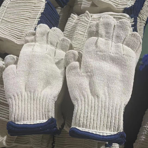 Gant de travail à manchette de sécurité Viet Nam 450g-1000g/doz Gants de protection du travail 30% coton 70% polyester recyclés durables - Product Image 1