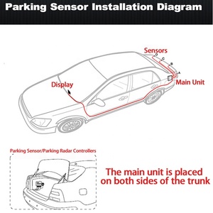 12 Volt Quality Universal Car LED Display Parking <strong>Sensor</strong> System <strong>Reverse</strong> Backup Radar Buzzer Warning Alarm Kit <strong>4</strong> Eyes Waterproof