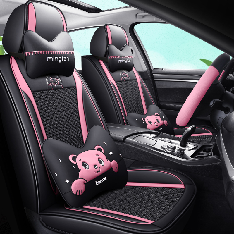Ours noir et rose