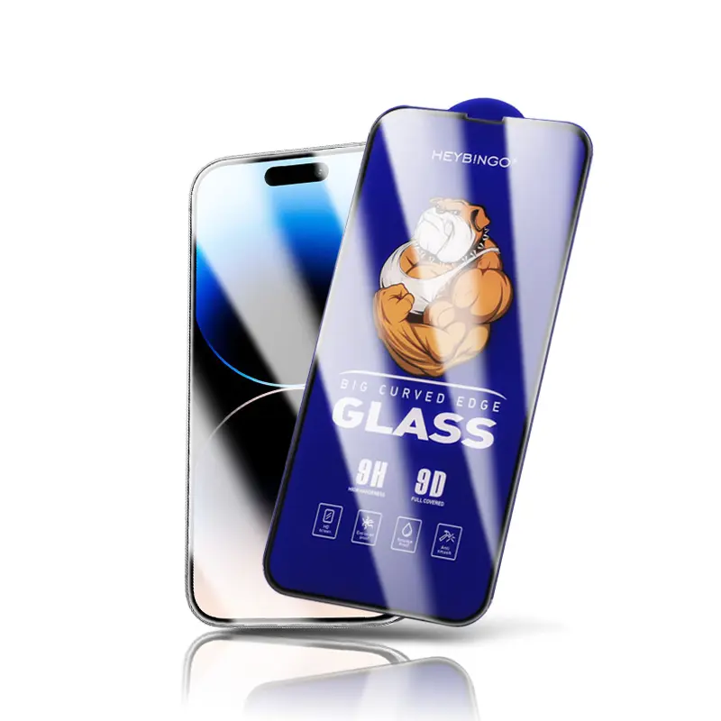 SY Fabrik preis Bingo 9D Glas für Samsung A40 Voll kleber Voll abdeckung HD Displays chutz folie bruchs icher mit Staub netz für iPhone