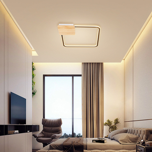 Yeni tasarım Nordic Led tavan ışık Modern Villa oturma odası yatak Loft demir çoklu renk Led tavan lambası - Product Image 1