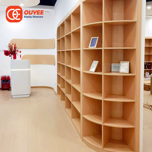 High End Loja Design Vitrine Prateleiras Luminárias Livraria Moderna Livros Biblioteca Design Escola Mobiliário - Product Image 4