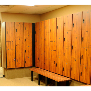 โรงงานร้อนขายปลอดภัยที่กำหนดเองโรงเรียนยิมสมาร์ท HPL Locker สำหรับห้องเปลี่ยนเสื้อผ้า