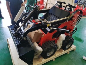 קומפקטי החלקה תכליתי עבור גינון בנייה עמיד עם קבצים מצורפים הידראולי עבור חפירה וטיפול חומר