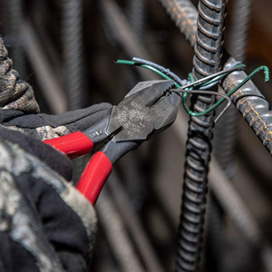 9 Inch Side <strong>Cutters</strong> Heavy <strong>Duty</strong> Pliers for Rebar Hardened Cutting Wire High Leverage Linesman Pliers - Product Image 5