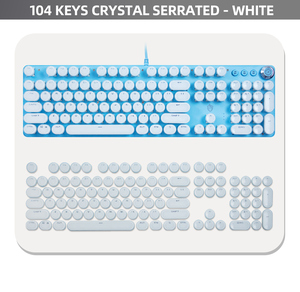 Juego de teclas de diseño redondo punk, cristal, para teclado mecánico - Product Image 6