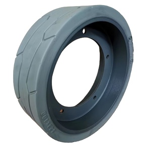 להרים צמיג גלגל וגלגל, צמיג מוצק 16 x5 12 x4 323x100 ג 'ל עבור פלטפורמת עבודה אווירית