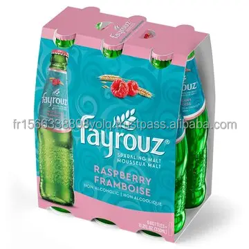 Fayrouz Non-Alcoholic Malt Beverage with Pineapple Flavor Set of 6-970