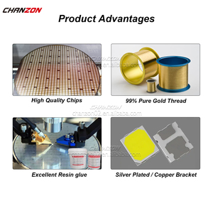 Chanzon SMD LEDダイオードチップ1616 0606 1615 RGB共通カソードBiカラーレッドブルーグリーンイエローオレンジパープルピンクホワイト0.1W 0.2W - Product Image 5