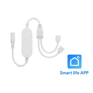 Контроллер для светодиодной ленты DC/4PIN RGB, 12 В SMD 2835 5050 RGB Tuya WIFI, беспроводной дистанционный неоновый переключатель управления светодиодным освещением - Product Image 3