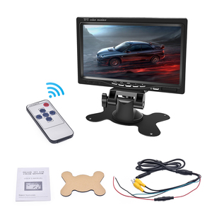 Monitor de cámara de respaldo de vehículo HD de 7 pulgadas vista trasera inversa color TFT LCD pantalla coche SUV Van camión Monitor pantalla - Product Image 1