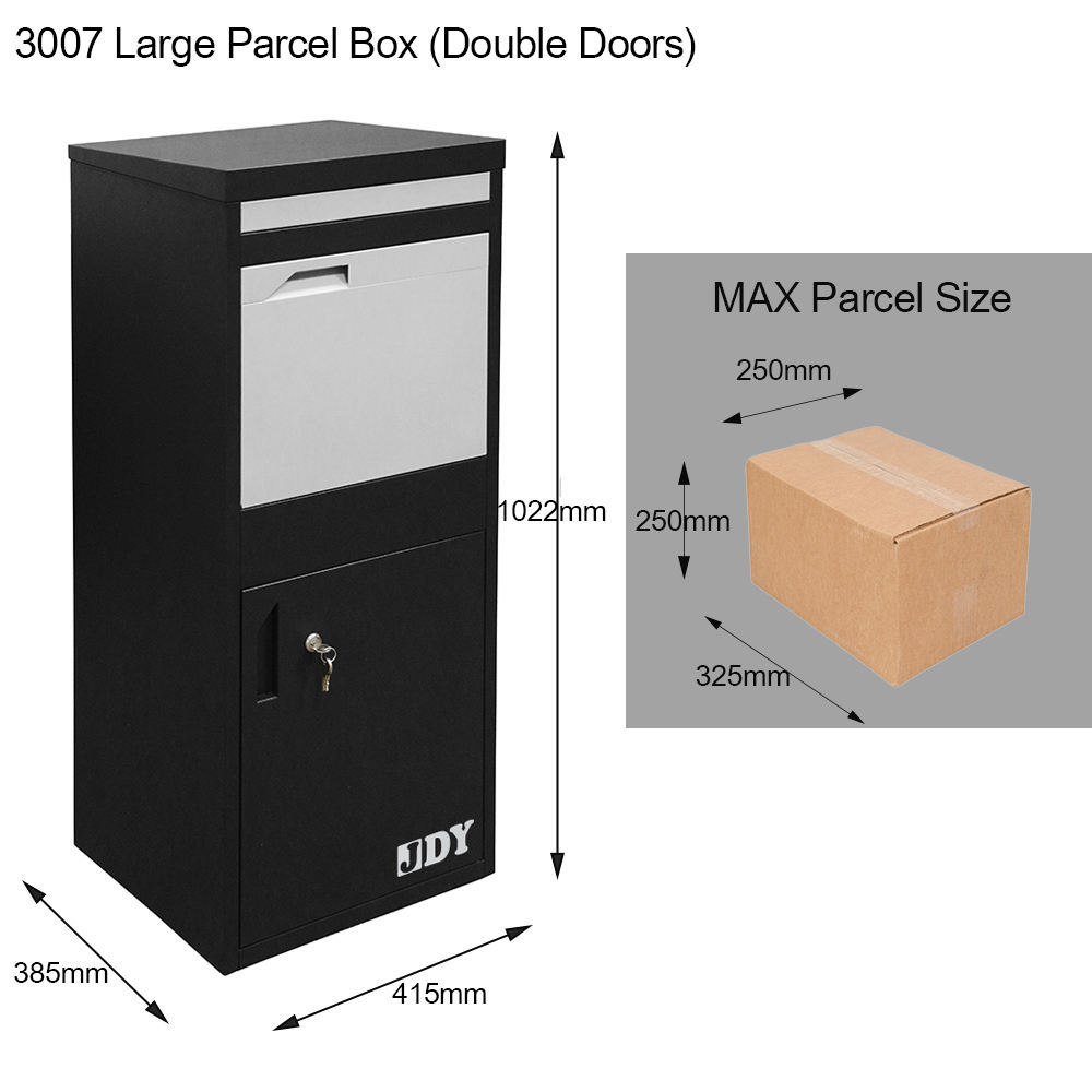3007 Caja de paquetería grande (puertas dobles)