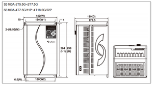 SAVCH VFD 0.4kw 220V 1ph VFD <strong>Variable</strong> Frequency Inverter for Motor <strong>Speed</strong> <strong>Control</strong> - Product Image 6