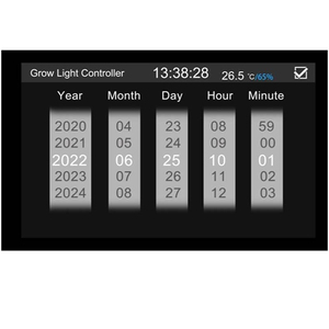 Grow Light <strong>Controller</strong> 0-10v <strong>PWM</strong> Touch Screen Sunrise Sunset Multi-Stage Dimming and Scheduling, Indoor Only - Product Image 5