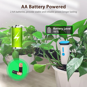 Thiết bị tưới tiêu trong nhà thông minh Neo Smart, cảm biến nhiệt độ và độ ẩm bằng nhựa hiện đại kết nối WiFi, máy dò độ ẩm đất thông minh dành cho cây trồng trong chậu - Product Image 4