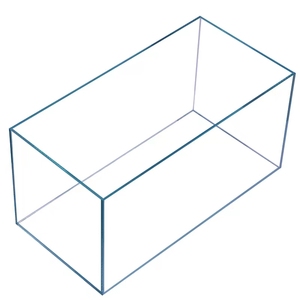 Platte Transparante 5Mm <span class=keywords><strong>Aquarium</strong></span> <span class=keywords><strong>Aquarium</strong></span> Ultra Clear Glas Gehard Glas Met Gepolijste Randen - Product Image 2