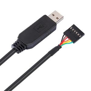 DTECH FTDI USB TTL seri 3.3V adaptörü kablosu 6 Pin 0.1 inç zift dişi soket başlığı UART IC FT232RL çip pencere 10 8 7 ı ı ı ı ı ı ı ı ı ı ı ı ı ı ı ı ı ı ı ı - Product Image 3