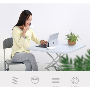 Bán Buôn Tùy Chỉnh Văn Phòng Hiện Đại Đồ Nội Thất Bằng Gỗ Màu Trắng Của Nhãn Hiệu Chiều Cao Có Thể Điều Chỉnh Có Thể Gập Lại Đứng Bàn - Product Image 4