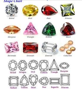 Qianjian yüksekliği kaliteli toptan fiyatlar kübik zirkonya taş 3A 5A 6A CZ taş zirkon gevşek zirkonya için takı seti - Product Image 4