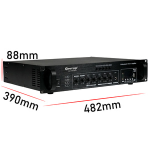 180W for <strong>Bluetooth</strong> Power Amplifier 5-Channel <strong>Audio</strong> Source USB SD AUX <strong>Inputs</strong> Metal Shell Public Sound System Wireless Connection - Product Image 5