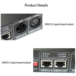 Оптовая Продажа DMX512 RGB полоска света контроллер 3-канальный декодер светодиодный диммер драйвер 12V-24V для 5050 3528 металлический материал - Product Image 4