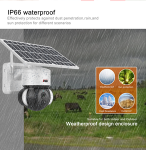Floodlight 4G Solar Camera 3MP PTZ 4G <strong>Security</strong> Camera <strong>System</strong> 4mp GSM CCTV Network <strong>Wireless</strong> IP Camera - Product Image 5