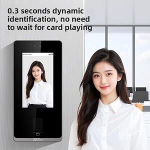 IP65 Waterproof and Dustproof Facial Recognition Proximity Card Time Attendance Access Control <strong>System</strong> WIth QR Code Scanner