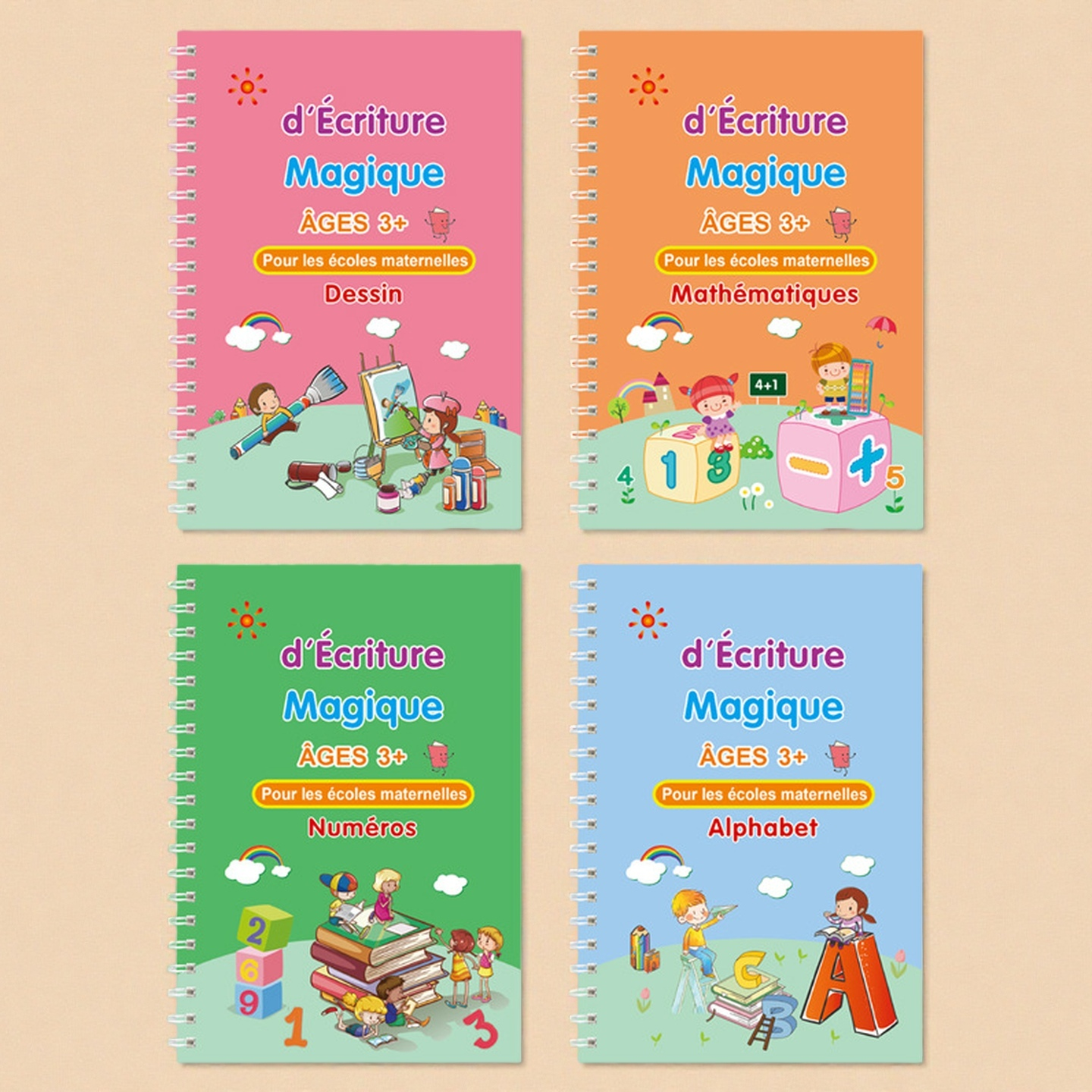 4 libri in francese