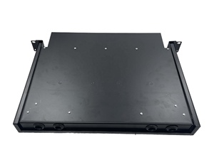 19英寸1U 24芯抽屉式机架安装光纤接线板，带12端口SC双工适配器 - Product Image 4