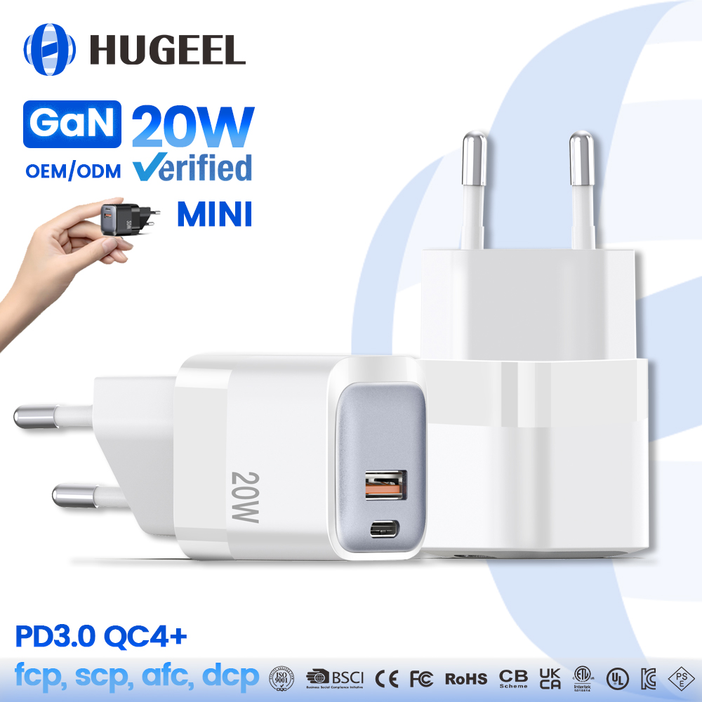 20W-EU-1 ประเภท C-สีขาว