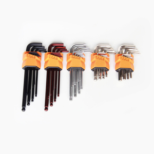 ชุดกุญแจ9ชิ้น,ชุดกุญแจอัลเลน Hex พร้อมบอล Torx T40 Hex Key - Product Image 1