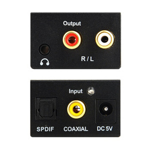 Convertidor de vídeo digital a analógico Digital a analógico 3,5 Fibra a analógico Coaxial a fibra - Product Image 3